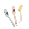The new household soft-bristled shoe brush is a perfect cleaning and laundry tool that won't damage shoes. It is a multi-functional long-handled plastic laundry brush Item Picture